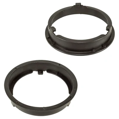Afbeelding van tomzz Audio 2837 000 1 Luidspreker Ringen Adapter Beugels compatibel met Mitsubishi ASX Mirage Space Star Outlander Pajero voor 165mm DIN luidsprekers