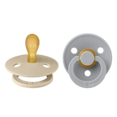 Afbeelding van Bibs Vanilla/Cloud 0 6 mnd 2 Stuks Symmetrische Fopspeen 2121420