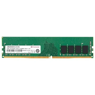 Afbeelding van Transcend 8GB JM DDR4 2666 U DIMM 1Rx8 1Gx8 CL19 1.2V