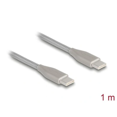 Afbeelding van Delock USB C™ Kabel mit Metallmantel Type Stecker zu Stecke