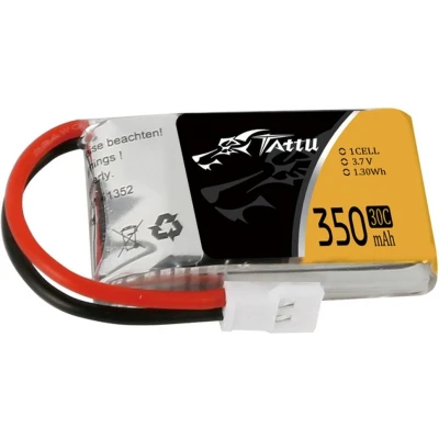 Afbeelding van Tattu LiPo accupack 3.7 V 350 mAh Aantal cellen: 1 30 C Softcase Molex stekkersysteem