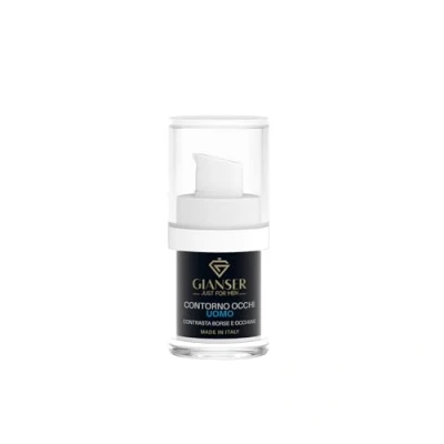 Afbeelding van GIANSER just for men :Eye Cream voor heren, natuurlijke en organische anti aging oogcrème, oogcrème tegen rimpels kringen rond de ogen, vermindert wallen zwellingen, 15 ml