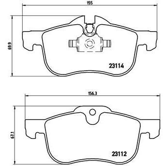 Afbeelding van Brembo Remblokset P 52 017