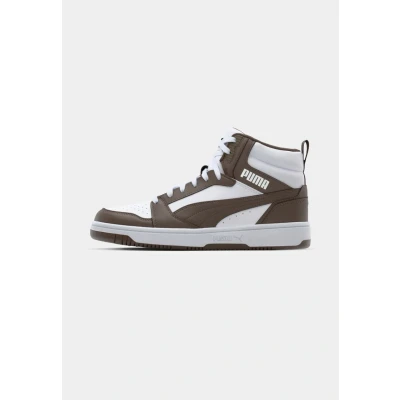 Afbeelding van Puma Unisex Rebound V6 Sneaker, Wit plat brons, 6 UK, 39 EU