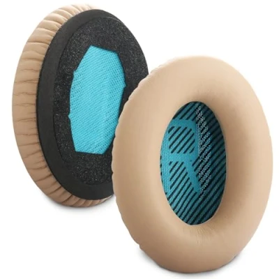 Afbeelding van QC25 Oorkussens Vervanging Cover Compatibel met Bose QuietComfort 35 25 15 2 / QC35 QC2 QC15 AE2 AE2i AE2w SoundLink SoundTrue Around Ear Hoofdtelefoon Memory Foam Oor Pads