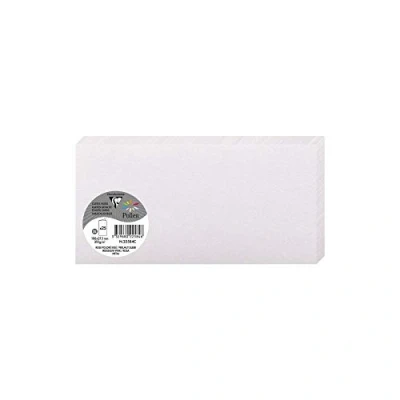 Afbeelding van Clairefontaine 21506 C Pollen Pack 25 Vouwkaarten 10,6 x 21,3 cm 21,30 10,60 0,10 Rose Poudré Irisé