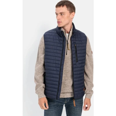 Afbeelding van camel active Gewatteerd vest gemaakt van gerecycled polyamide Maat menswear 114 Donker blauw