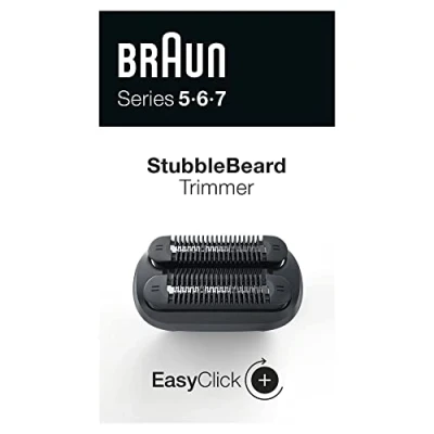 Afbeelding van Braun 81697115 baardtrimmer easyclick 3 tage bart trimmeraufsatz für series 5, 6 und 7 (rasierer modelle ab 2020)
