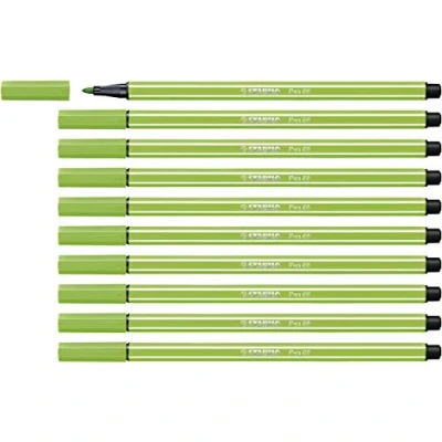 Afbeelding van STABILO Pen 68 Premium Viltstift Lichtgroen Doos 10 stuks