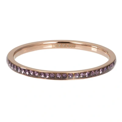 Afbeelding van Zirconia Tanzanite iXXXi Vulring 2 mm Roségoud 18