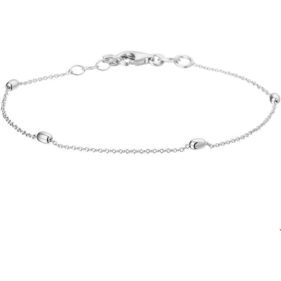 Afbeelding van Armband Zilver Bolletjes 1,0 mm 17+ 2 cm