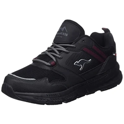 Afbeelding van KangaROOS Unisex K UO Shore RTX Wandelschoen, Jet Black/Rouge, 42 EU