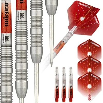 Afbeelding van Unicorn Dartpijlen Core Xl Striker 47,5 Mm 22g Tungsten Zilver