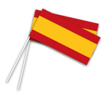 Afbeelding van Vlag Spanje (50 stuks)