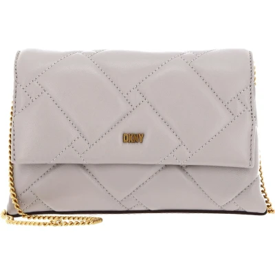 Afbeelding van DKNY Willow Dames Crossbody tasSchoudertas Leer Wit