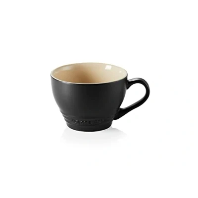 Afbeelding van LE CREUSET Grote mok van steengoed, 400 ml, matzwart