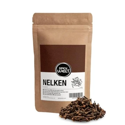 Afbeelding van Spicy Welt Hele Kruidnagels (500g) Hoogwaardige van Premium Kwaliteit voor Bakken, Koken, Marinades &amp; Sauzen Warm Aromatische Smaak 100% Natuurlijk, Zonder Additieven