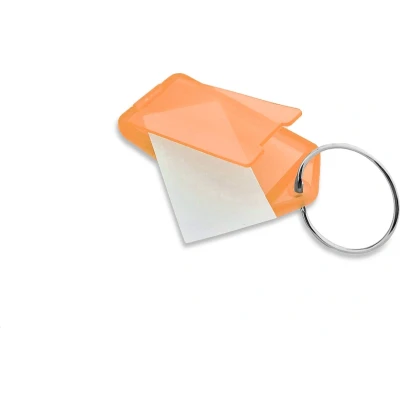 Afbeelding van CombiCraft Openklapbare Sleutellabels Oranje 60 x 27 mm 100 stuks