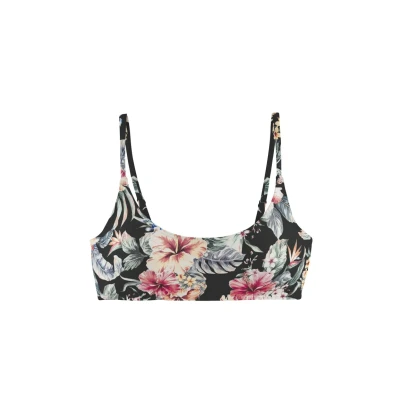 Afbeelding van Lascana Bikinitop, Dames, Maat: 34xA/B, Schwarz bedruckt