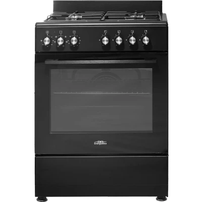 Afbeelding van Everglades Evck6012 Gasfornuis 60 Cm Matzwart Fornuis