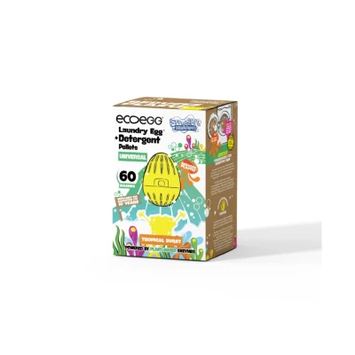 Afbeelding van EcoEgg Laundry Egg SpongeBob Tropical Burst Universal 60 Wasjes