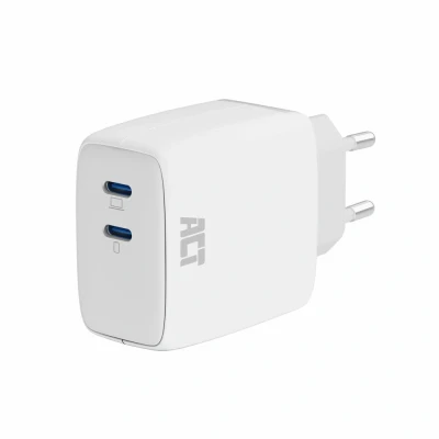 Afbeelding van ACT Connectivity USB C Lader 65W 2 port met Delivery PPS en G