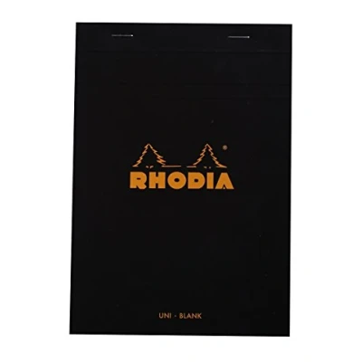 Afbeelding van Rhodia Notitieblok A5 (no16) Zwart Ongelinieerd