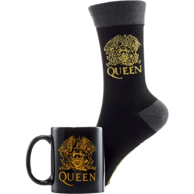 Afbeelding van Queen &quot;Queen&quot; Gift Set met Mok 315ml en Paar Sokken EU 41 45