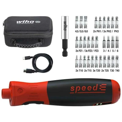Afbeelding van Wiha speedE® PocketDrive 45791 accu staafschroevendraaier 3.7 V Li ion Incl.
