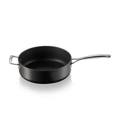 Afbeelding van Hapjes / Sauteerpan Le Creuset Les Forgées Zwart 28 cm