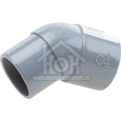 Afbeelding van Wadal PVC bocht 45 32 mm mof/spie