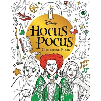 Afbeelding van Disney Hocus Pocus Colouring Book: colour your way through Salem with the Sanderson sisters