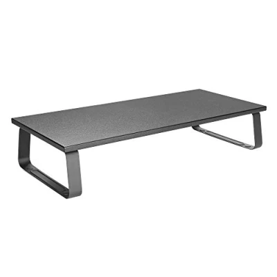 Afbeelding van RICOO FS0111 Monitorstandaard voor bureau opzetstuk, opzetrek, standaard computermonitoren, 60 x 26 12 cm, beeldschermverhoging, beeldschermstandaard, laptoptafel, laptoptafel