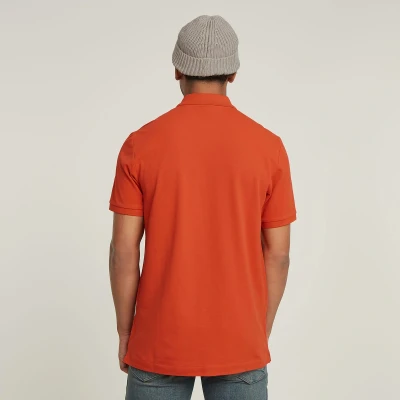 Afbeelding van G STAR Dunda Poloshirt, Heren, Maat: Medium, Lt antic red