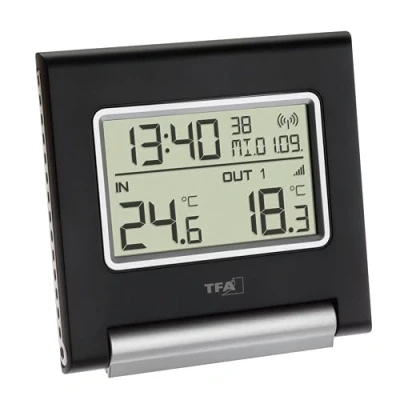 Afbeelding van TFA Dostmann SPOT Draadloze thermometer digitaal Zwart