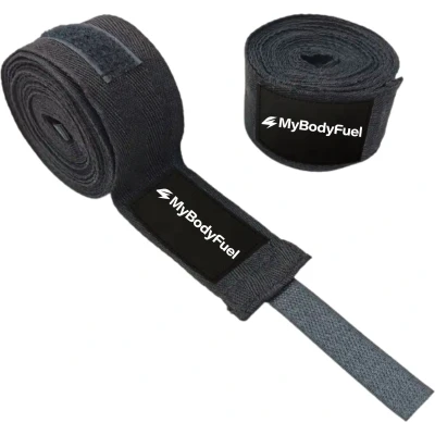Afbeelding van MyBodyFuel Boxing Wraps Boksbandage Kickboks bandage One Size 500 cm Zwart