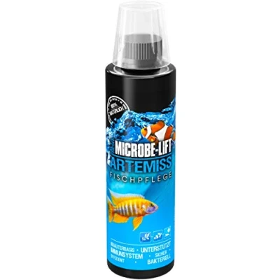 Afbeelding van Microbe Lift Artemiss op kruiden gebaseerde verzorging voor een optimale ondersteuning van het zicht bij vissen in elk zeewater en zoet water aquarium, 236 ml.