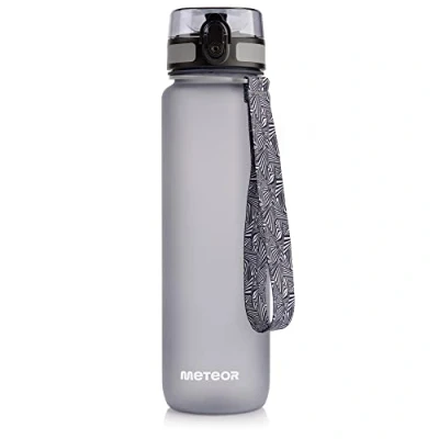 Afbeelding van Drinkfles BPA vrije Tritan Sportfles voor Sport Fiets Gym Fitness Hardlopen Dwalen Wandelen Kinderen naar School en Volwassenen Kantoor Diverse Kleuren Maten (1000 ml, grijs)