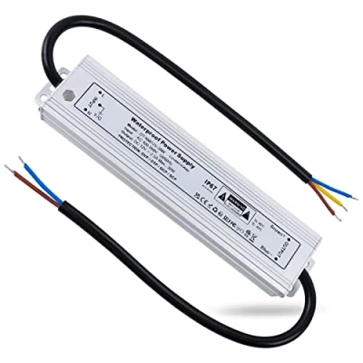Afbeelding van REYLAX LED Transformator 12V Waterdicht IP67, Buitenshuis Voeding Driver 30W 2.5A, 230V naar DC Laagspanningstransformator, Geschikt voor Ledstrips, G4 MR11 MR16 Ledlamp