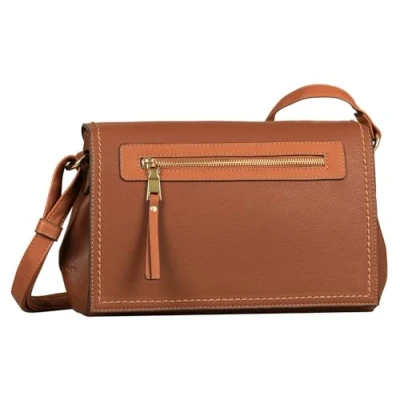 Afbeelding van Gabor Dames Fortuna Flap Bag M no Zip, cognac