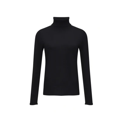 Afbeelding van s.Oliver Black Label Feiner Rollkragen Trui, Dames, Maat: 34, Schwarz