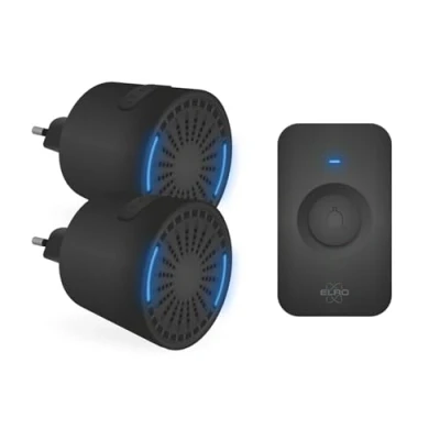 Afbeelding van ELRO DB2000 Draadloze Deurbel Set met 2 Plug In Ontvangers