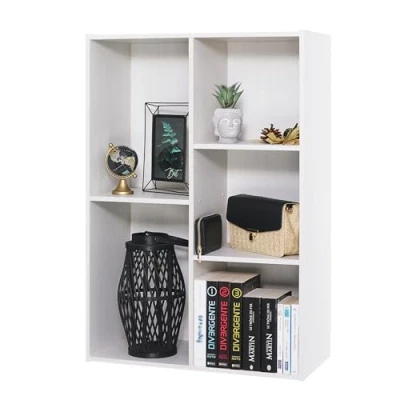 Afbeelding van Iris Ohyama, Houten plank / kubuskast boekenkast kast open kast, Modulair, Design, kantoor, woonkamer, slaapkamer Basic Storage Shelf CX 23C Witte eik