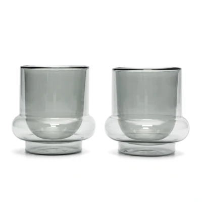 Afbeelding van Tom Dixon Bump Koffie Mok Set Van 2 Grijs