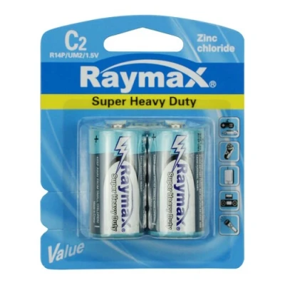Afbeelding van Raymax Batterij Zink LR14 Type C 1.5V 2 stuks