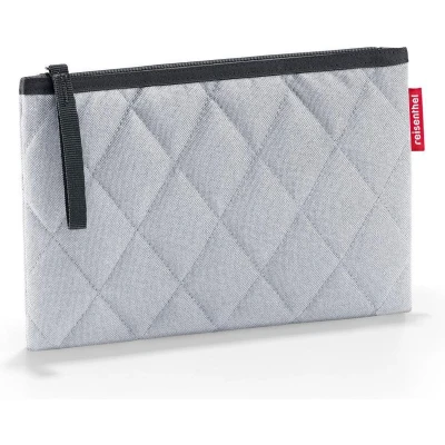 Afbeelding van Reisenthel Case 1 Make Up/Pennen Etui 0,25L Rhombus Licht Grijs