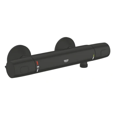Afbeelding van Grohe precision trend new douchethermostaatkraan 150 mm matte black 1022172432