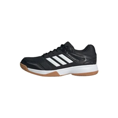 Afbeelding van adidas Performance Speedcourt Trainingsschoen, Maat: 45 1/3, Core black cloud white gum Textiel/ synthetisch