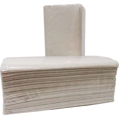 Afbeelding van Papieren handdoek, V vouw, 1 laags, 250 vel, pak van 20 stuks handdoek