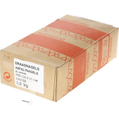 Afbeelding van Asfaltnagels verzinkt 3,0 x 25 mm pak á 5 kilo